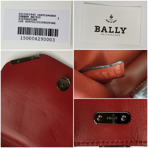 BALLY Corner Leather Flap Crossbody Shoulder Bag - Picture 8 of 8